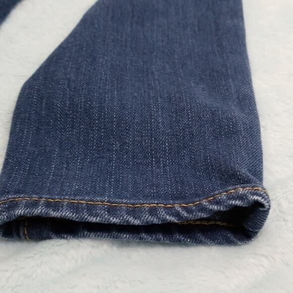 Levi's 710 Super Skinny Girls Star Jean's Size 14 Regular Silver Embroidered - Picture 5 of 8